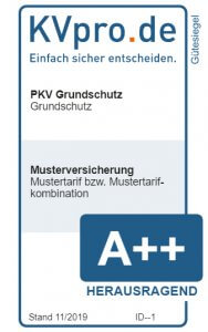 KVpro Muster-Gütesiegel für PKV Grundschutz
